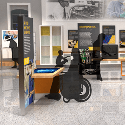 Rendering of an Exhibition Hall
